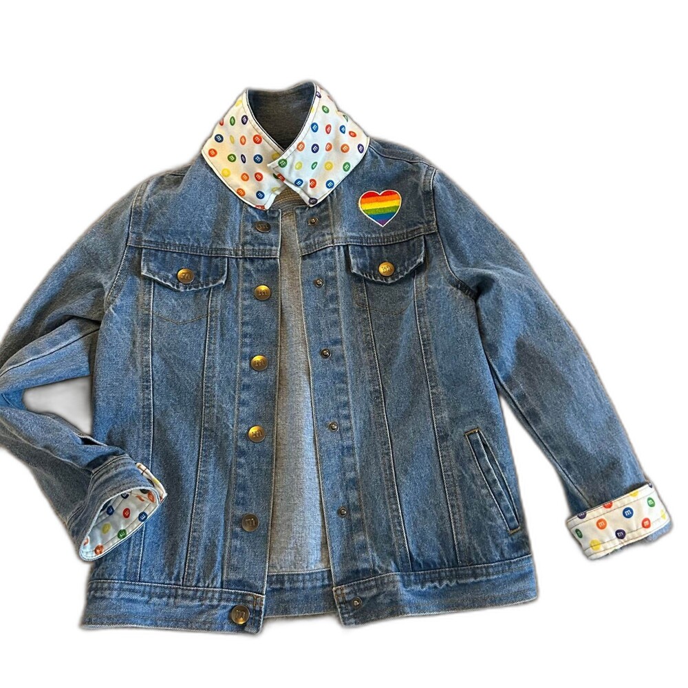 Girls Original RARE M&M  JEAN Jacket size 7/8